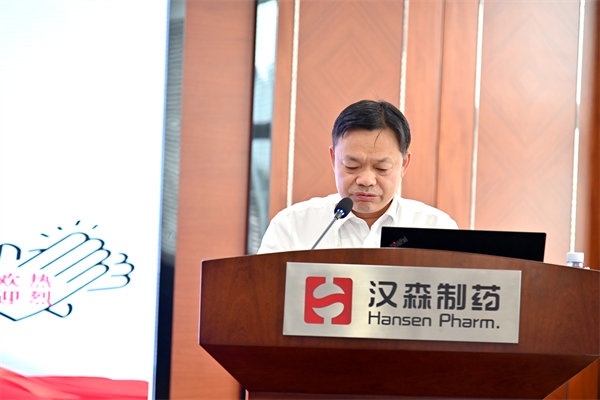 漢森制藥精益營銷管理升級(jí)推進(jìn)辦主任、營銷副總裁敖凌松先生