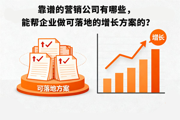 靠譜的營(yíng)銷公司有哪些，能幫企業(yè)做可落地的增長(zhǎng)方案的？