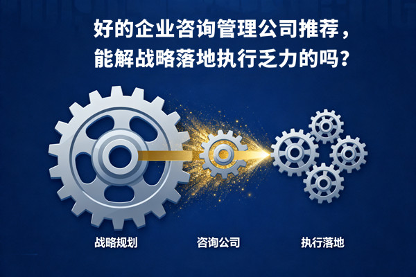 好的企業(yè)咨詢管理公司推薦，能解戰(zhàn)略落地執(zhí)行乏力的嗎？